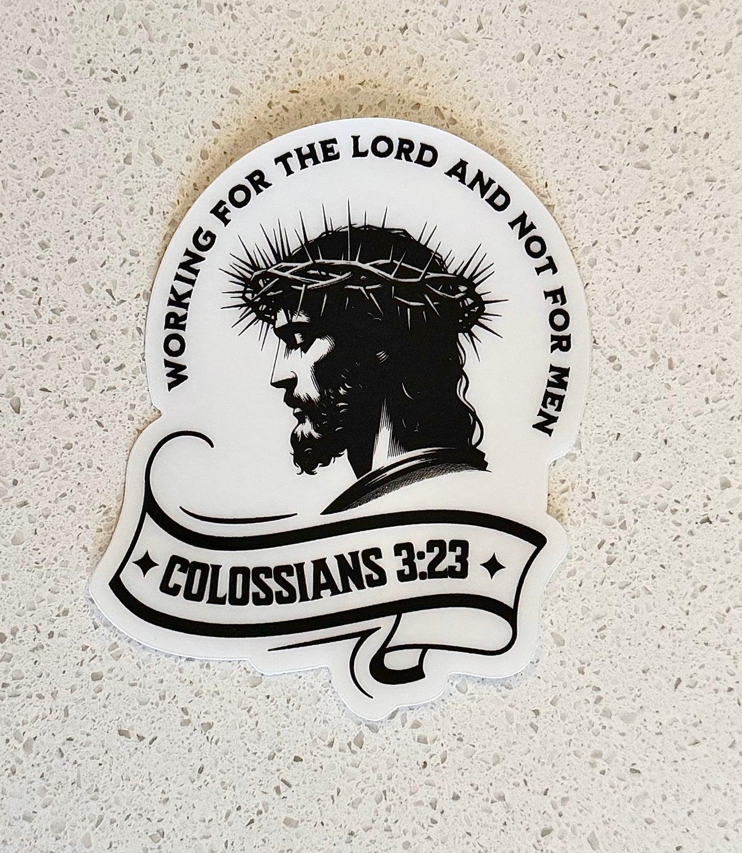 Faithful Hands “Colossians 3:23” Sticker